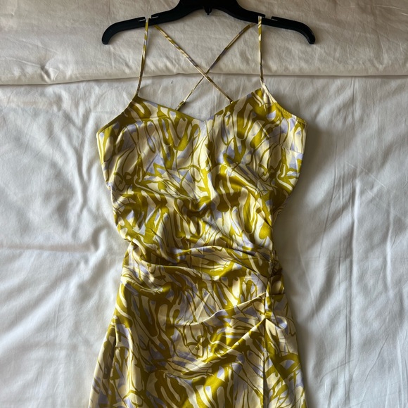 NORDSTROM - OPEN EDIT Strappy Shirred Sleeveless Midi Dress - Picture 4 of 7